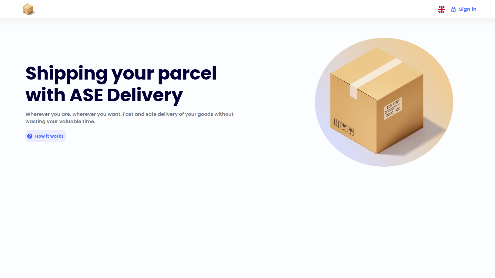 ASE Delivery Landing Page